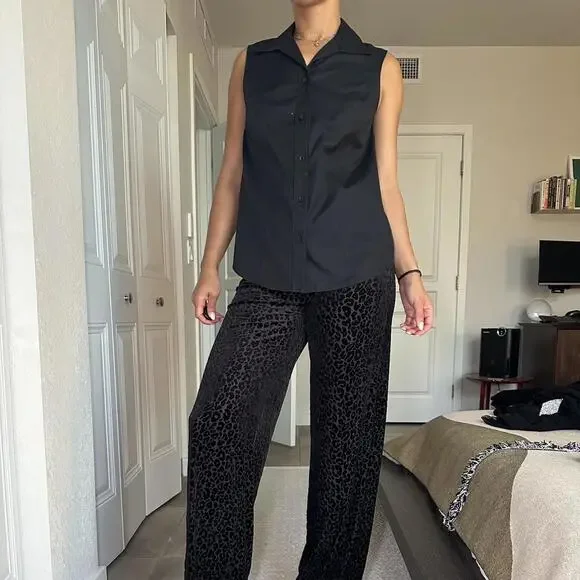 Chico's Women's Black Blous - Picture 2 of 5